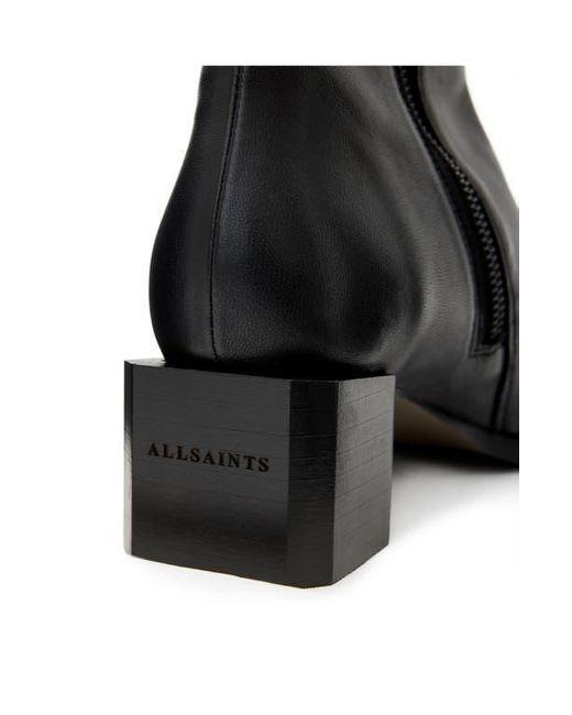 AllSaints Black Avril Bootie