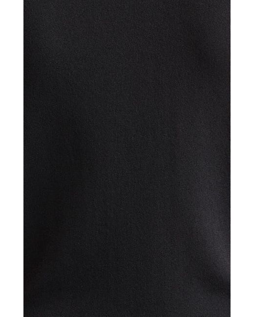 Loulou de Saison Black Jada Drop Waist Jersey Maxi Dress