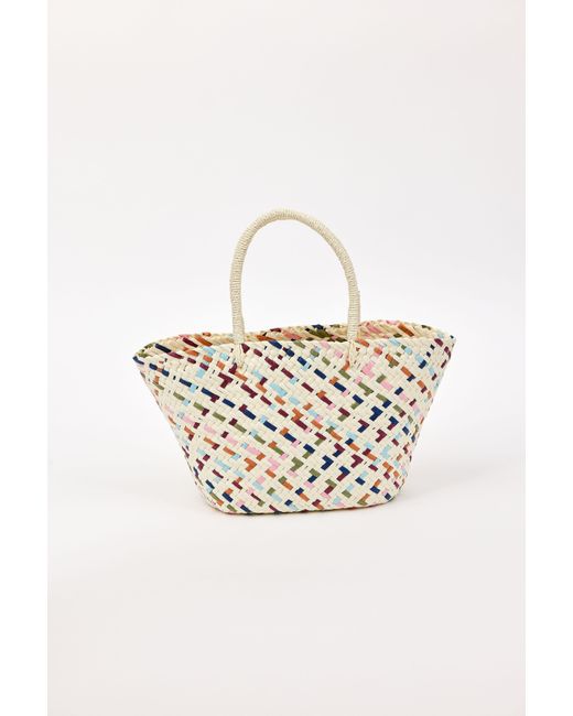 Hat Attack White Chella Tote