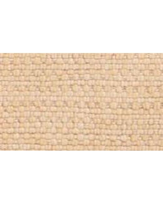 Chloé Natural Iconic Script Raffia Texture Wallet On A Chain