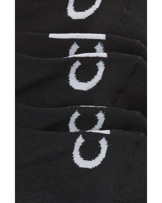 Calvin Klein Black 3-Pack Micro Cushion No-Show Socks for men