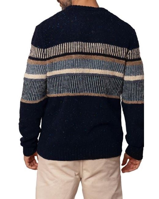 Celtic & Co. Blue Statement Donegal Wool Sweater for men