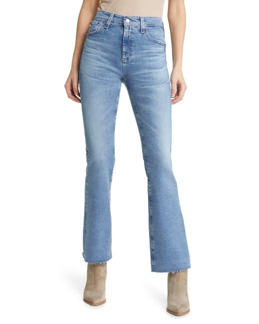 AG Jeans Farrah High Waist Bootcut Jeans in Blue | Lyst