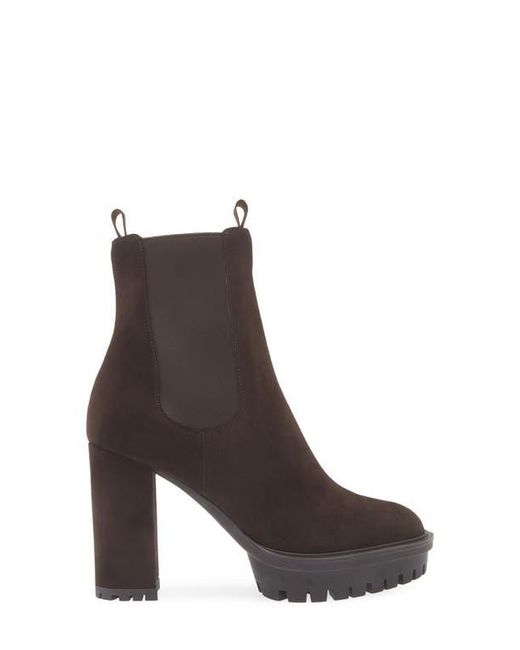 Gianvito Rossi Brown Lug Sole Chelsea Boot