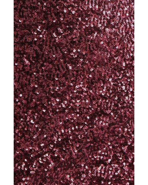 Open Edit Red Sequin Miniskirt
