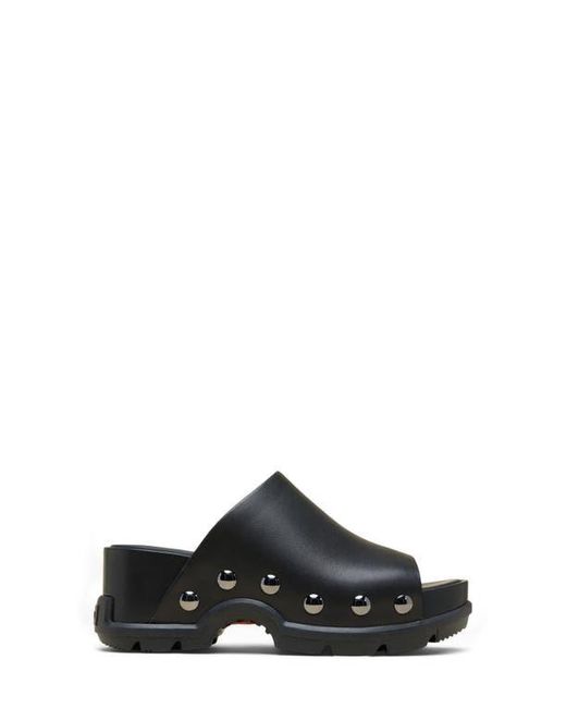 Sorel Black Roam'N Slide Platform Sandal