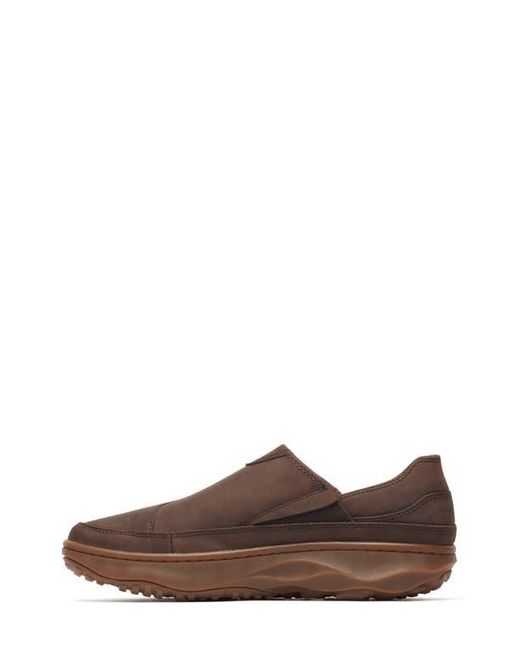 Merrell Brown Silvo Moc Slip-On for men