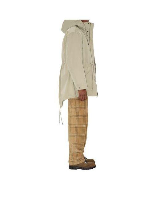 Burberry Natural Detachable Warmer Nylon Blend Parka for men