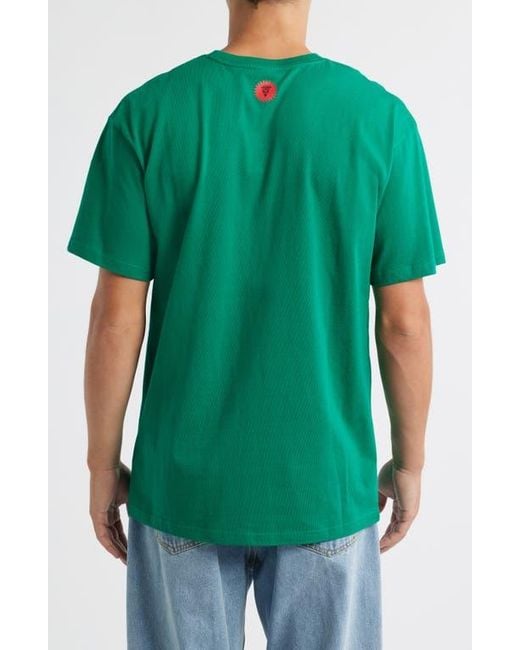 ICECREAM Green Vanilla Graphic T-Shirt for men