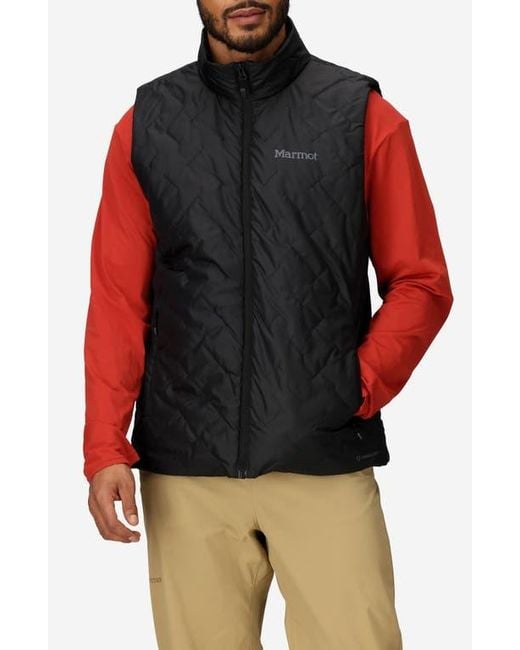 Marmot Red Monoquilt Vest for men