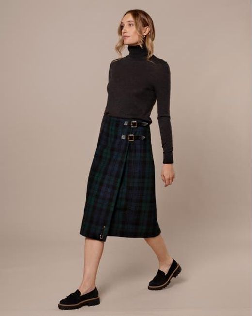 Celtic & Co. Blue Midi Celt Kilt