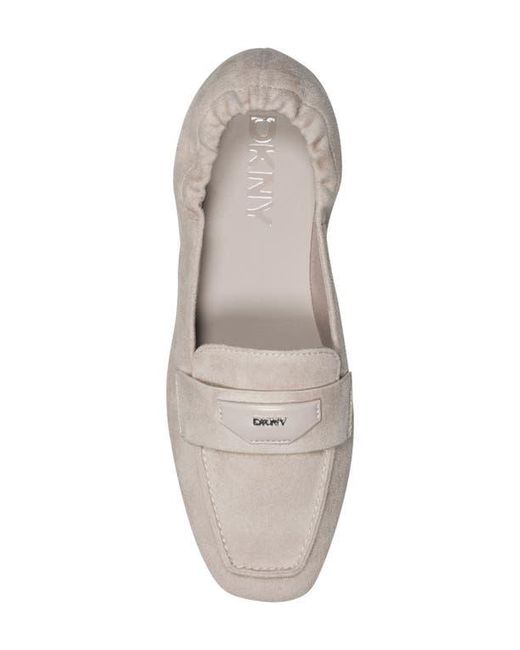 DKNY White Delmar Loafer