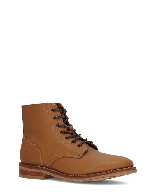 Frye Brown Barrett Lace-Up Boot for men