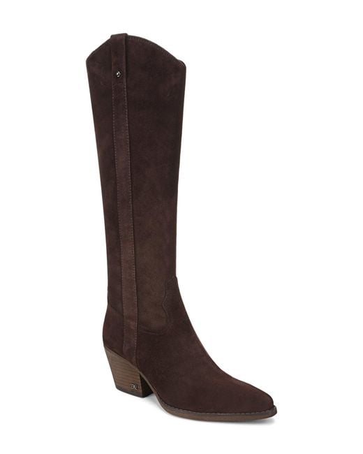 Sam Edelman Brown Wyatt Western Boot