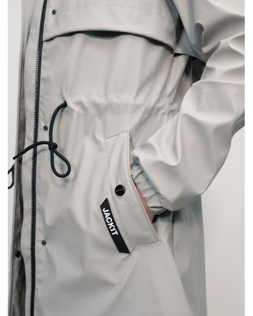 Jacket White Aurora Cape Raincoat
