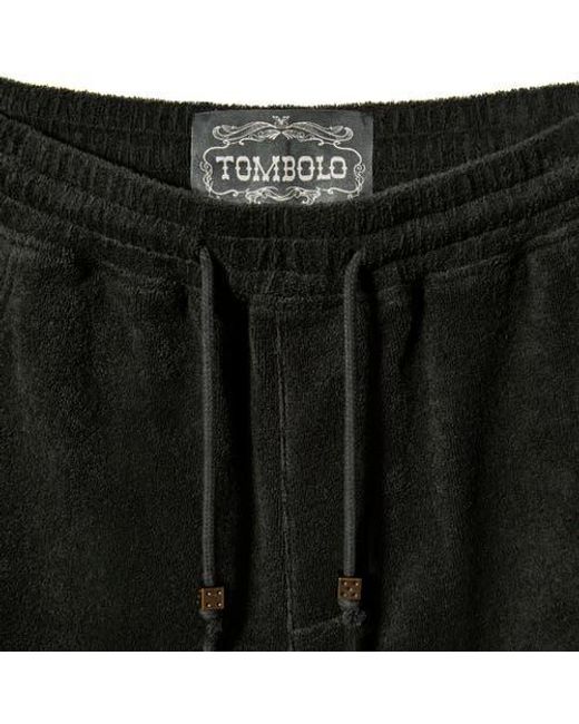 Tombolo Black 'Vicey Dicey' Cabana Shorts