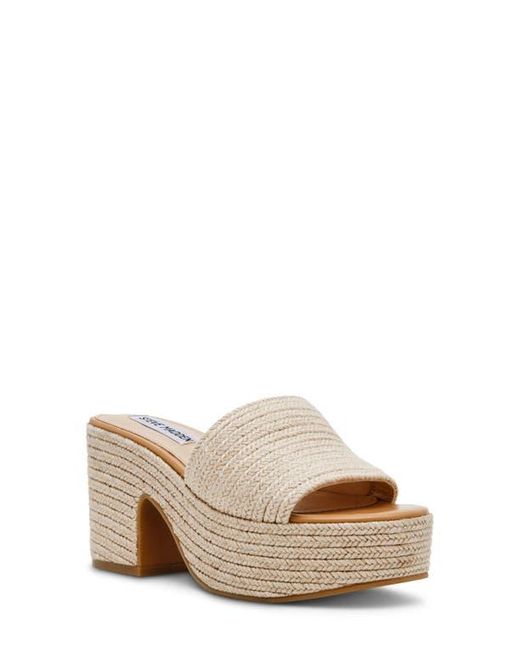 Steve Madden Natural Trippy Platform Sandal