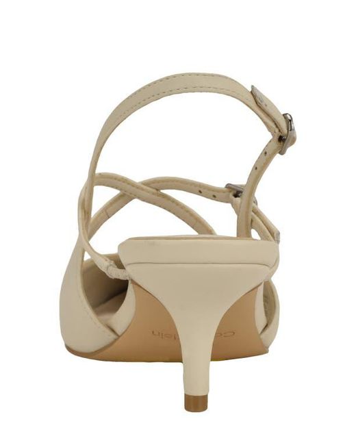 Calvin Klein Metallic Vierra 2 Slingback Pump