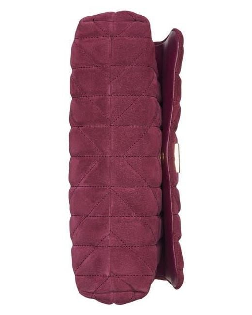 Karl Lagerfeld Purple Lafayette Shoulder