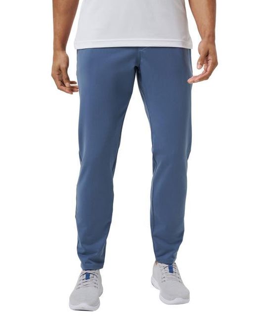 Travis Mathew Blue Stretchknit Drawstring Pants for men