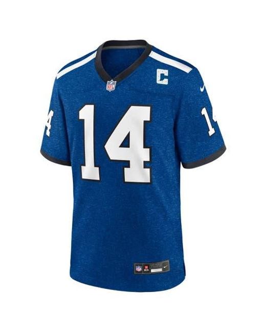 Nike Blue Alec Pierce Indianapolis Colts Alternate Game Jersey for men