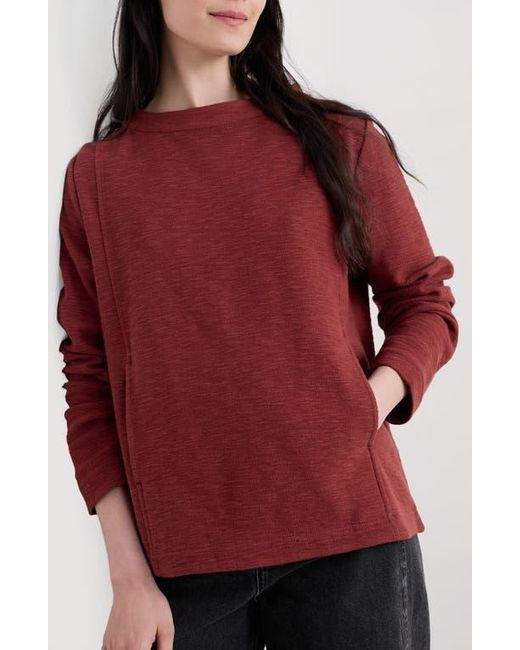 Seasalt Cornwall Red Topshell Sweatshirt