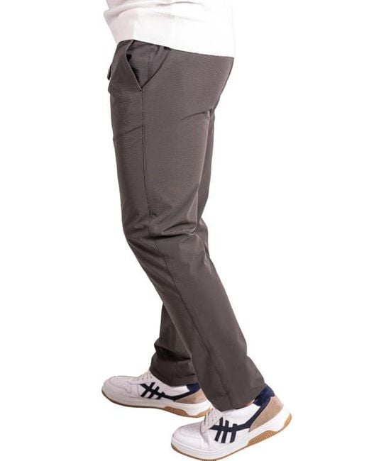 Maceoo Gray Resistancepebble Drawstring Pants for men