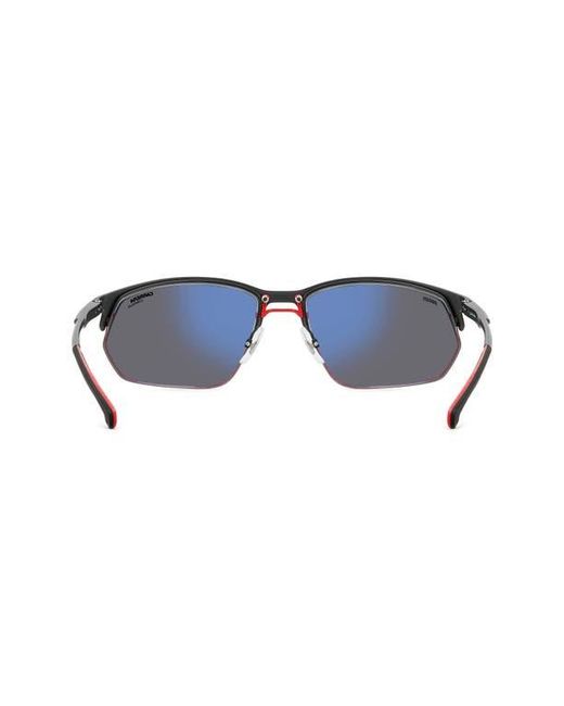 Carrera Purple Carduc 65Mm Polarized Rectangular Sunglasses for men