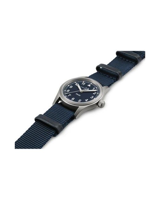 Hamilton Gray Khaki Field Nato Strap Watch, 33Mm for men