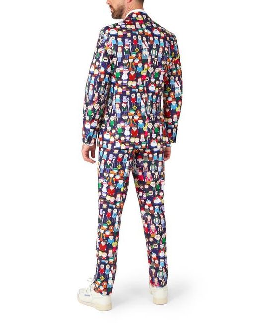 Opposuits Red X Slim Fit Two-Piece Suit & Tie Set for men