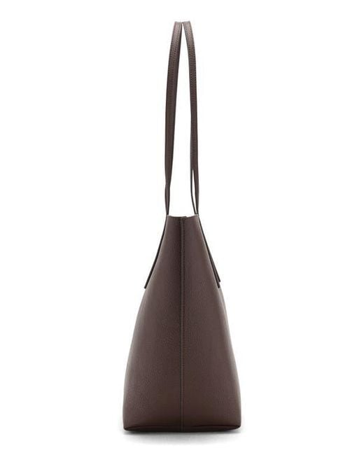 Mango Brown Double Handle Shopper Tote