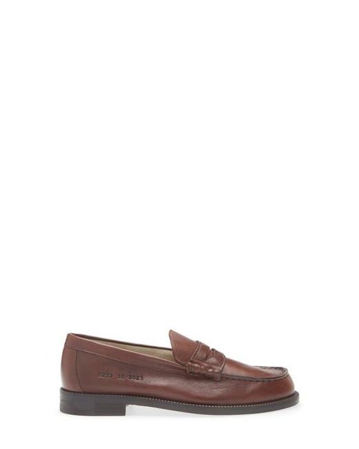 Common Projects Brown Soft Penny Loafer