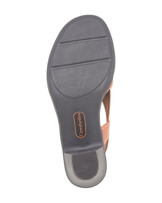 Comfortiva Natural Katara Slingback Sandal