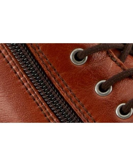 Spring Step Brown Hoylein Combat Boot