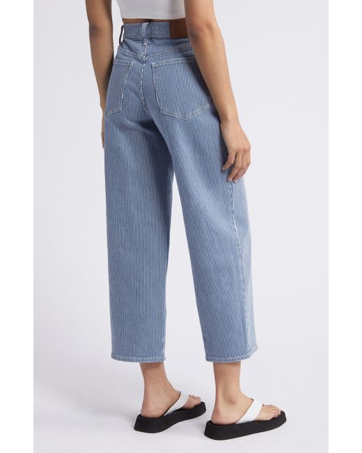 Madewell Blue The Perfect Vintage Wide Leg Crop Jeans