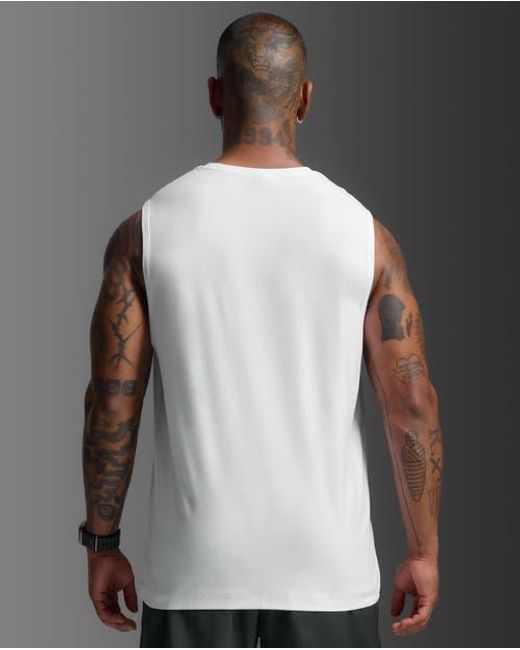 2xu Gray Signature Tank for men