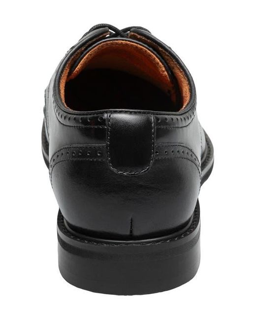 Stacy Adams Black Bennett Longwing Derby for men