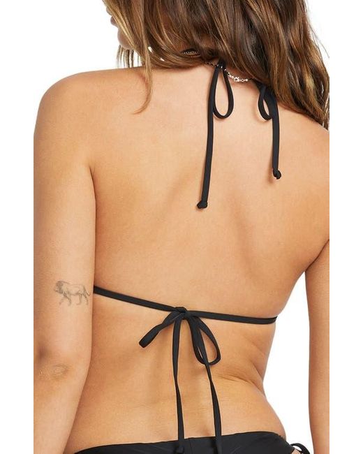 Billabong Brown Sol Searcher Triangle Bikini Top