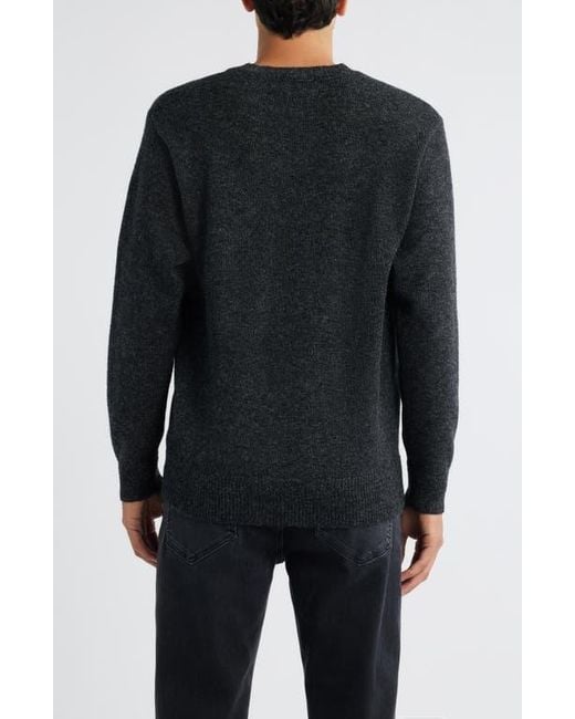 Pendleton Black Wool Crewneck Sweater for men
