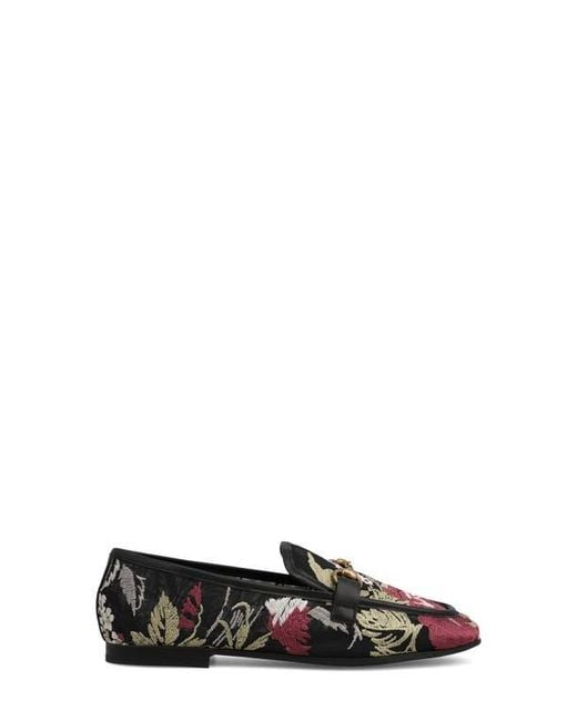 MIA Black Blossum Bit Loafer