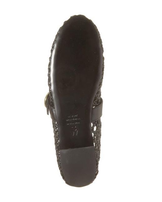 Stuart Weitzman Black Thea Mary Jane Flat