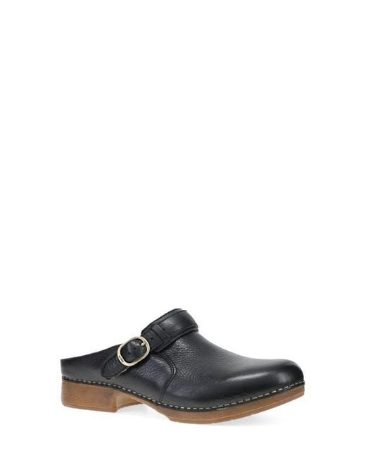 Dansko Black Millie Mule
