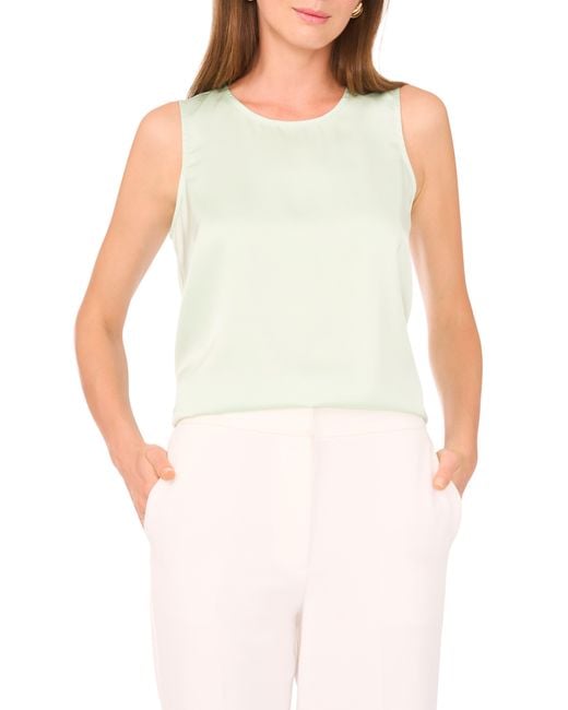 Vince Camuto White Keyhole Shell