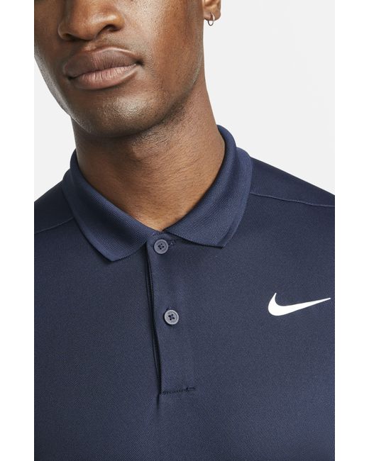 Nike Blue Nike Dri-fit Victory Golf Polo for men