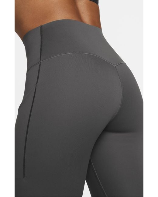 Nike Black Universa Medium Support High Waist 7/8 leggings