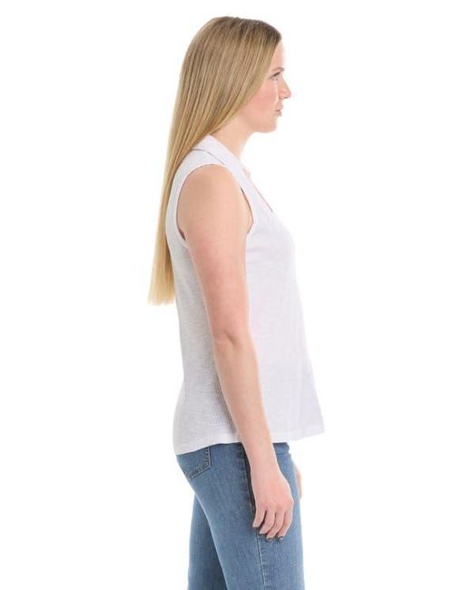 Wilt White Polo Shell Top