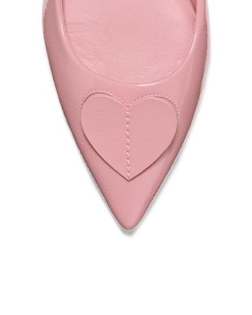 Kate Spade Pink Lover Crinkle Patent Leather Low Pump