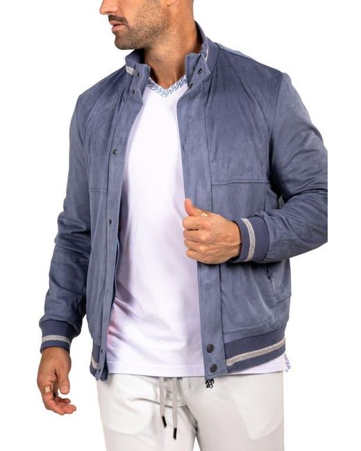 Maceoo Blue Bomber Jacket for men