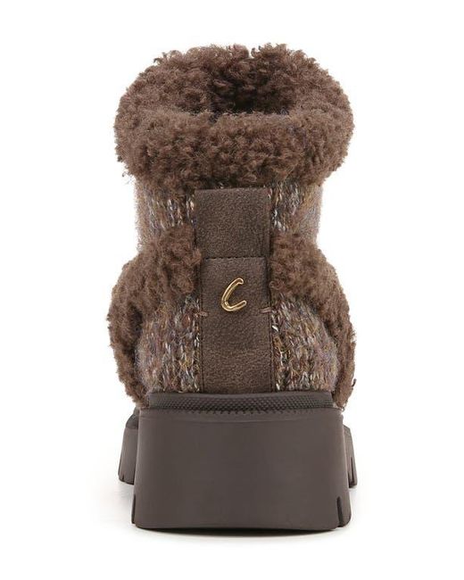 Circus by Sam Edelman Brown Clare Faux Fur Lined Bootie