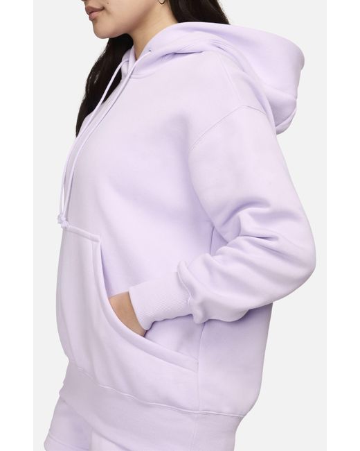 Nike Purple Sportswear Phoenix Oversize Fleece Hoodie